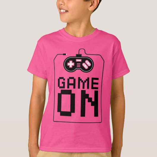Videogame op T-shirt (Voorkant)