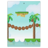  videogame-palmbomen. klembord (Achterkant)