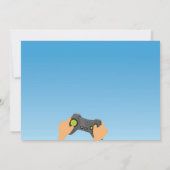 Videogame Party - Persoonlijke uitnodigingen (Achterkant)