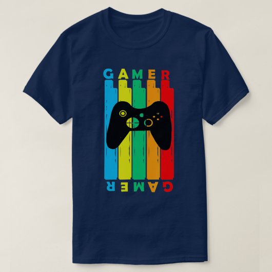 Videogame Player boys Girls Mannen Controller T-shirt (Design voorkant)