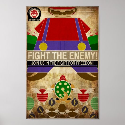 Videogame Propaganda Poster (Voorkant)