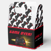 Videogame Red Controller Bedankdoosjes (Geopend)