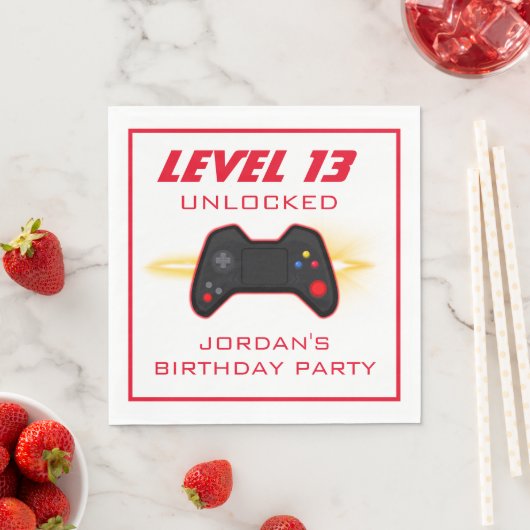 Videogame Red Controller Servet (Insitu)