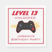 Videogame Red Controller Servet (Voorkant)