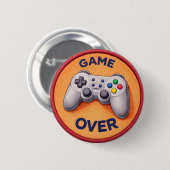 Videogame Ronde Button 5,7 Cm (Voorkant /achterkant)