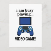 Videogame waar ik mee bezig ben Videogame Briefkaart (Voorkant)