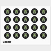 Videogamecontroller Ierse gamerjongens St. Patrick Ronde Sticker (Vel)