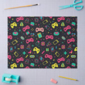 Videogamecontrollers en speelgoedpatroon tissuepapier (Craft)
