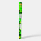 Videogamepixels groen vierkant patroon Case-Mate iPhone case (Achterkant / Rechts)