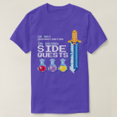 Videogamepunten en zwaard t-shirt (Design voorkant)
