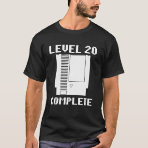 Videogamer 20e verjaardag Klassieke gamercartridge T-shirt