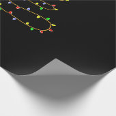 Videogamer kerstboom lampjes voor games Pajama Cadeaupapier (Hoek)