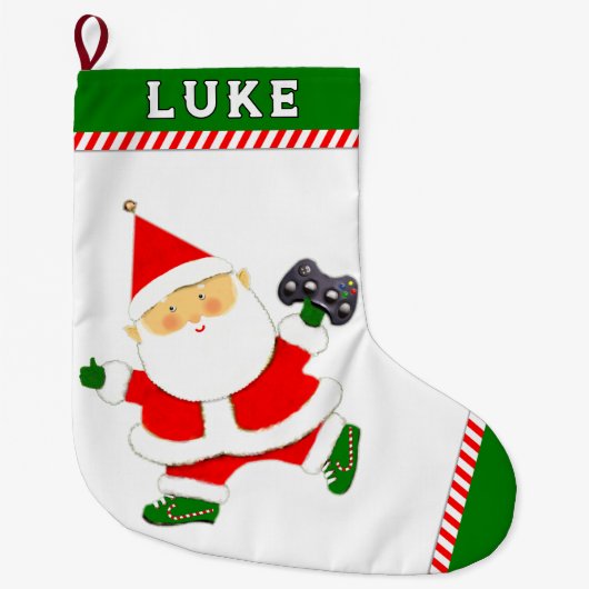 Videogamer Kerstcadeau Grote Kerstsok (Voorkant)