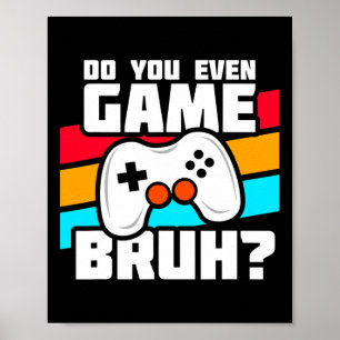 Videogamer - PC-consolespel - Funny Video Game Poster