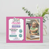 Videogamer Spel Roze foto's Meisjes games Kaart (Staand voorkant)