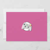 Videogamer Spel Roze foto's Meisjes games Kaart (Achterkant)