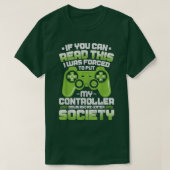 Videogamercontroller gamer T - shirts Mannen Kinde (Design voorkant)