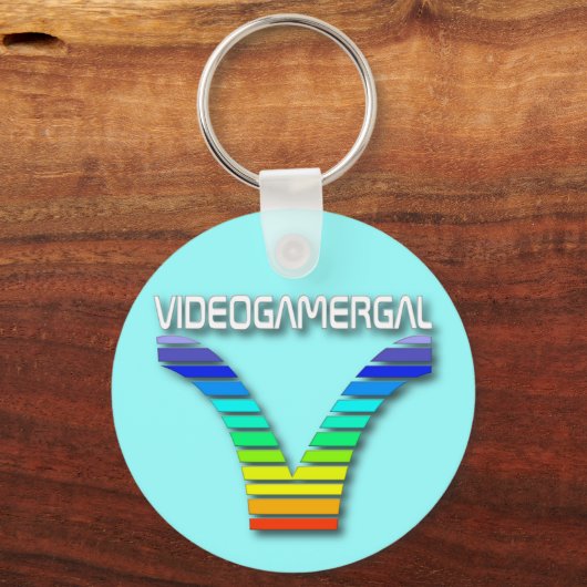 Videogamergal Sleutelhanger (Voorkant)