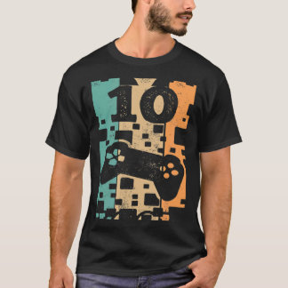 videogamerniveau 10 ontgrendeld 10e geboorte t-shirt