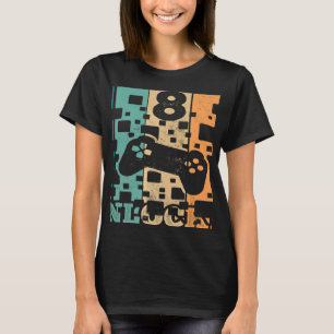 videogamerniveau 8 Onvergrendelde 8e verjaardag T-shirt