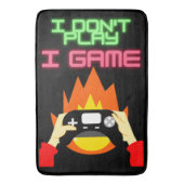 Videogamers: Ik speel geen game Badmat (Voorkant Verticaal)