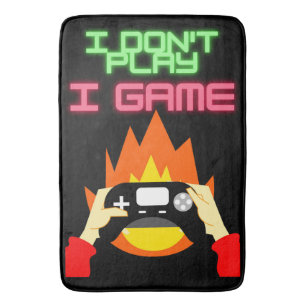 Videogamers: Ik speel geen game Badmat