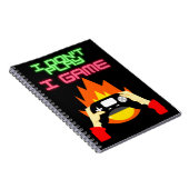 Videogamers: Ik speel geen game Notitieboek (Rechterzijde)