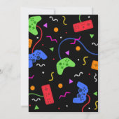 Videogames Arcade Kinder Gamer Kaart (Achterkant)