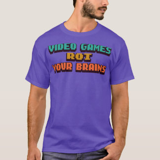 videogames beroven je hersenen 24 t-shirt