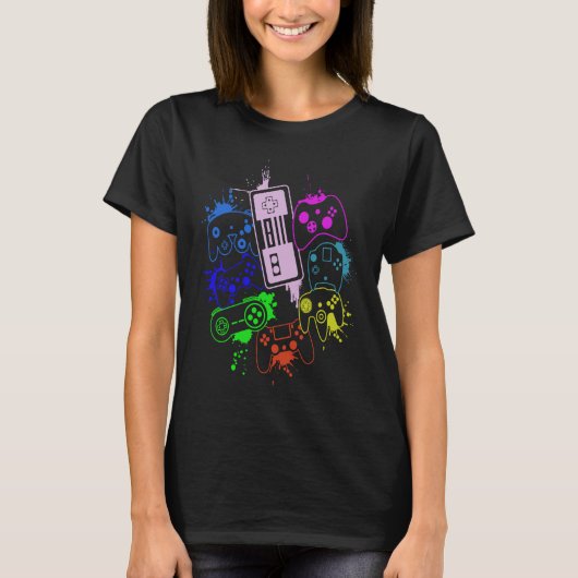 Videogames Cool Gamer 3 T-shirt (Voorkant)