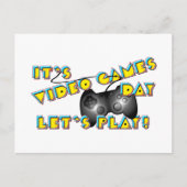 Videogames Dag Briefkaart (Voorkant)