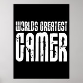 Videogames en gamers wereldwijd de grootste gamer poster (Voorkant)