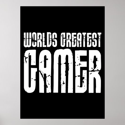 Videogames en gamers wereldwijd de grootste gamer poster (Voorkant)