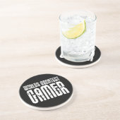 Videogames en gamers wereldwijd de grootste gamer zandsteen onderzetter (Zijkant)