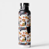 Videogames en pizza monogrammed waterfles (Rechts)