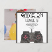 Videogames Foto Verjaardag Kaart (Voorkant / Achterkant)