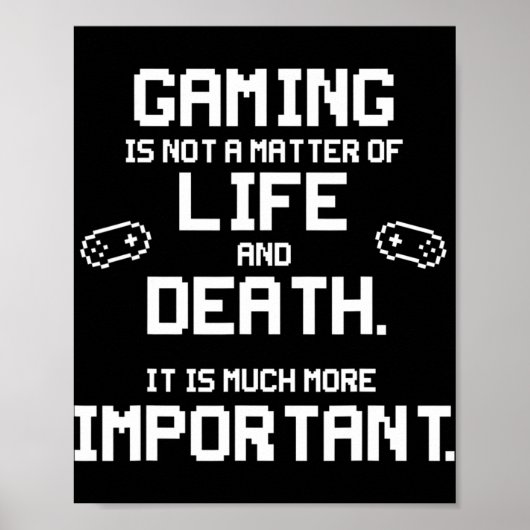  videogames Fun PC Console Gamer Geek Poster (Voorkant)