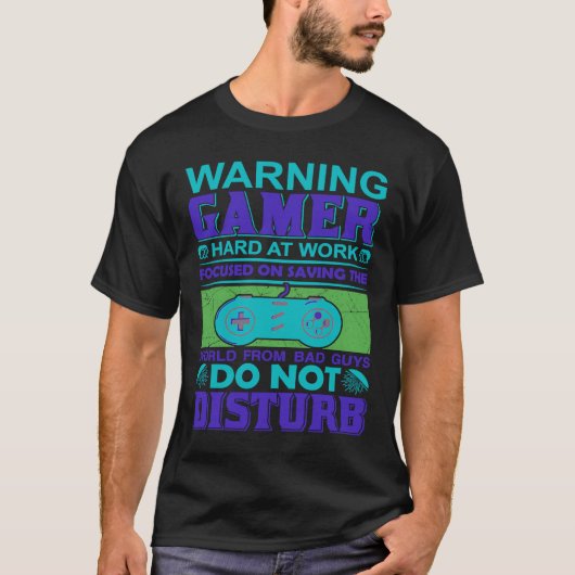 Videogames gameconsole Gaming Fans T-shirt (Voorkant)