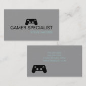 Videogames Gamer Specialist Visitekaartje (Voorkant / Achterkant)