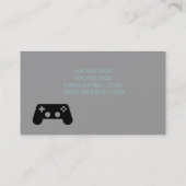 Videogames Gamer Specialist Visitekaartje (Achterkant)