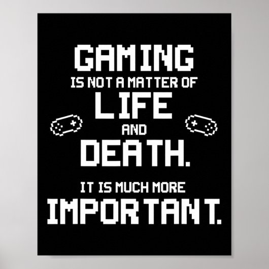  videogames Grappig PC Console Gamer Geek Poster (Voorkant)