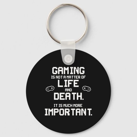 videogames Grappig PC Console Gamer Geek Sleutelhanger (Voorkant)