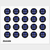 Videogames Grappige PC Console Gamer Geek Ronde Sticker (Vel)