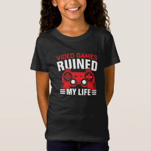 Videogames hebben mijn leven geruïneerd, gamers le t-shirt