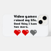 Videogames hebben mijn leven verpest Case-Mate iPhone case (Achterkant (horizontaal))