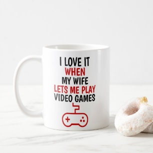 Videogames houdt van cadeau, Grappig Cadeau Voor E Koffiemok