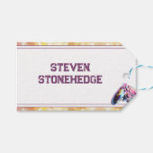 Videogames kinderverjaardag cadeaulabel (Voorkant (Horizontaal))