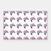 Videogames kinderverjaardag inpakpapier vel (Voorkant 3)