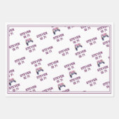 Videogames kinderverjaardag inpakpapier vel (Voorkant 2)