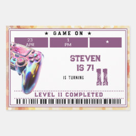 Videogames kinderverjaardag inpakpapier vel